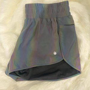 Women's M Liner Track Shorts - Rainbow Reflective